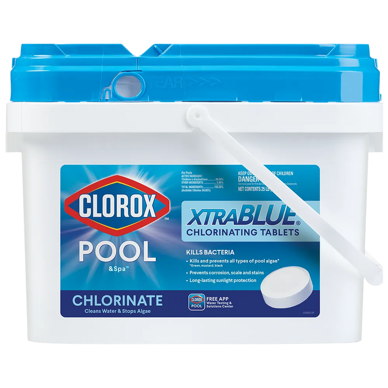 Chlorinating Tablets for Swimming Pools, 25lb V9874