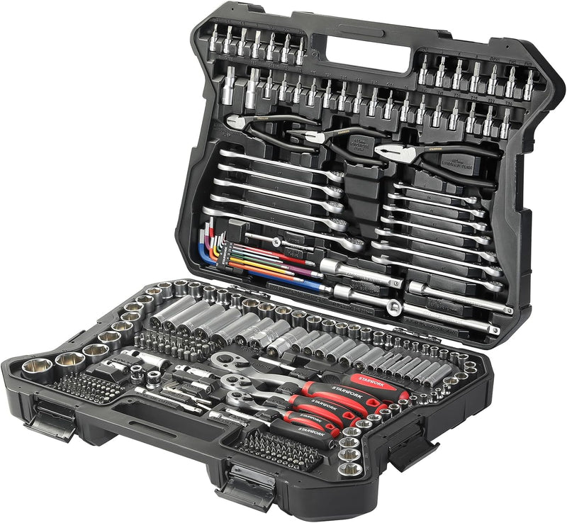 314-Piece Mechanics Tool Set and Socket Set, Professional Metric Set B8481