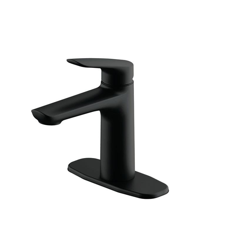Esla 1-Handle Lavatory/Bathroom Sink Faucet, Lead-Free, Matte Black U6990