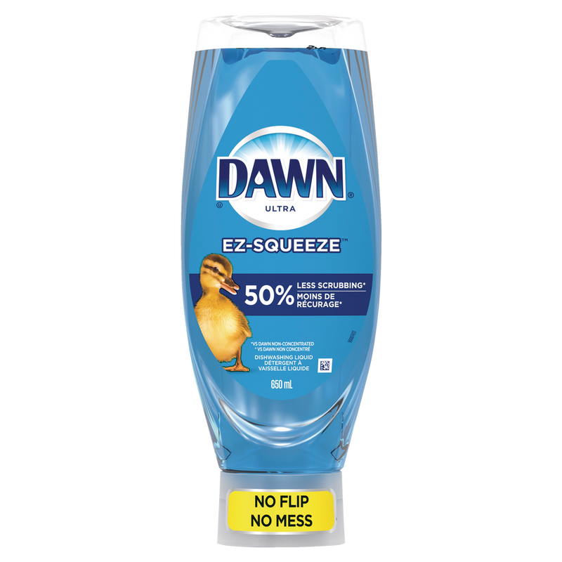 EZ-Squeeze Ultra Dish Soap Dishwashing Liquid, Original, 650 ml O4840