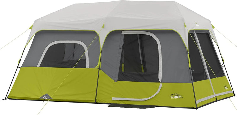 Core 9 Person Instant Cabin Tent - 14' x 9', Green (40008) V4208