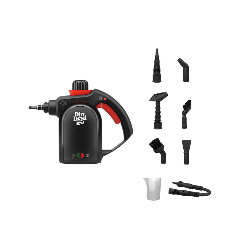 Dirt Devil Handheld Portable Steam Cleaner, Multi-surface, 7-in-1 Specialized Attachment Kit R8042
