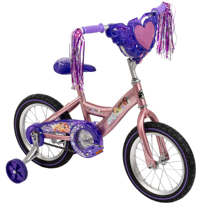 Princess Kids' Bike with Removable Training Wheels, 14-in F8140