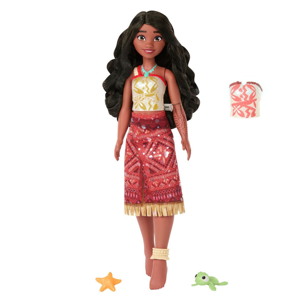 Princess Moana 2 Swimming Tautai Moana Fashion Doll for Ages 4+ D6331