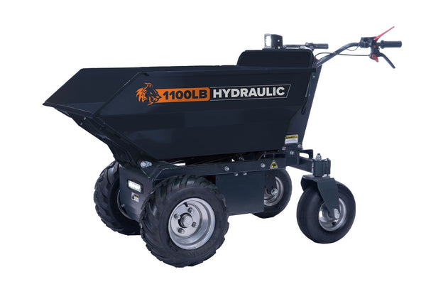 POWER by Marlon 1100 lb Self-Drive Electric Dump Cart O5353