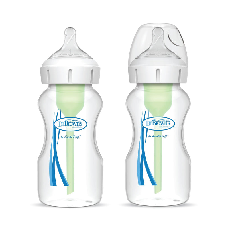 + Wide Neck Bottles, 9-oz, 2-pk N6497