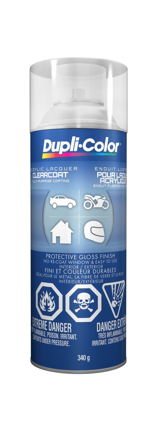 Auto Lacquer Aerosol Paint, Gloss Finish, 340-g B7895