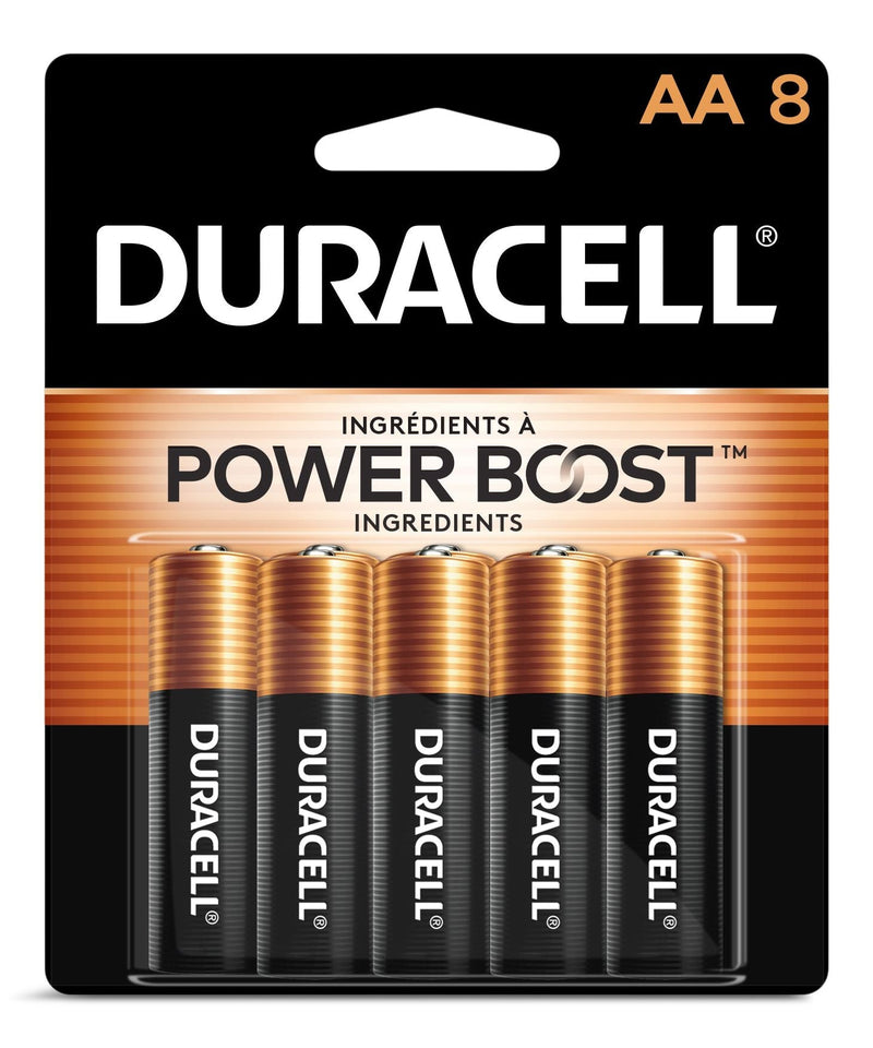 Coppertop AA Alkaline Batteries, All Purpose, 8-pk V7598