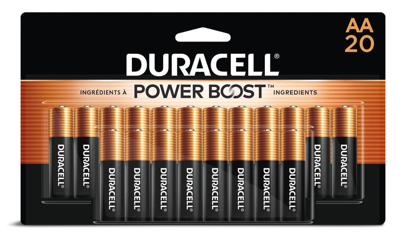 Coppertop AA Batteries, Alkaline, 20-pk J7320