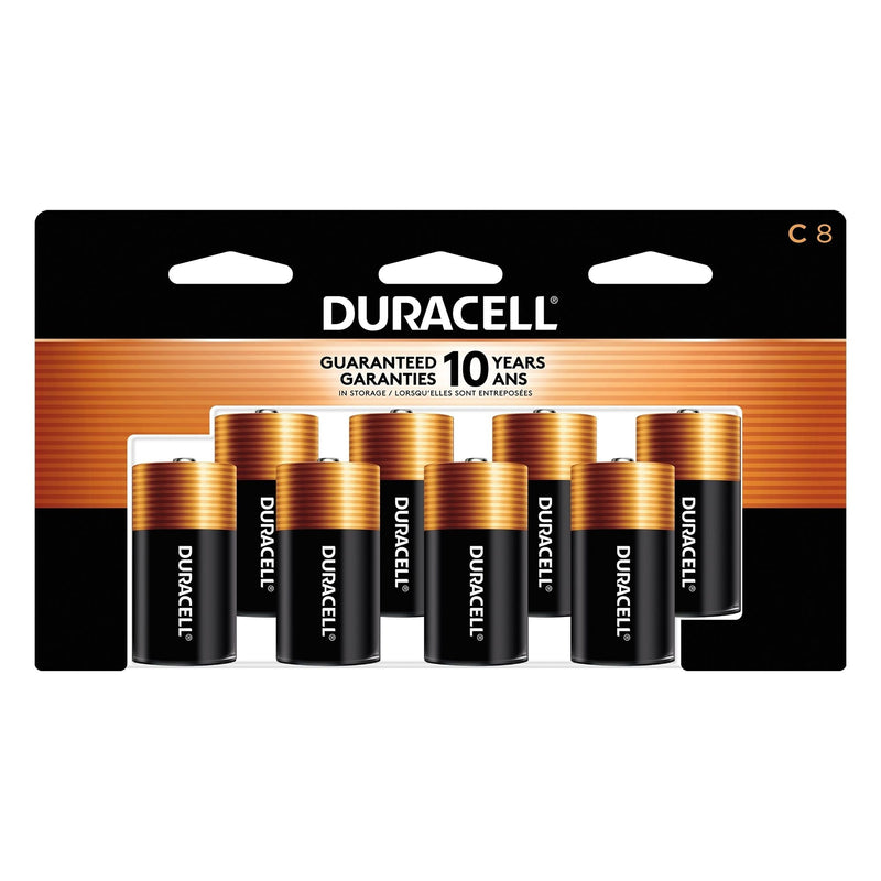 Coppertop C Alkaline Batteries, All Purpose, 8-pk G6782