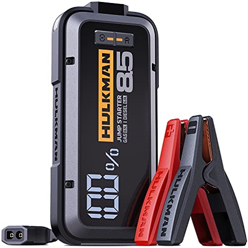 HULKMAN Alpha85 Jump Starter 2000 Amp 20000mAh Car Starter for up to 8.5L Gas and 6L Diesel Engines U9700