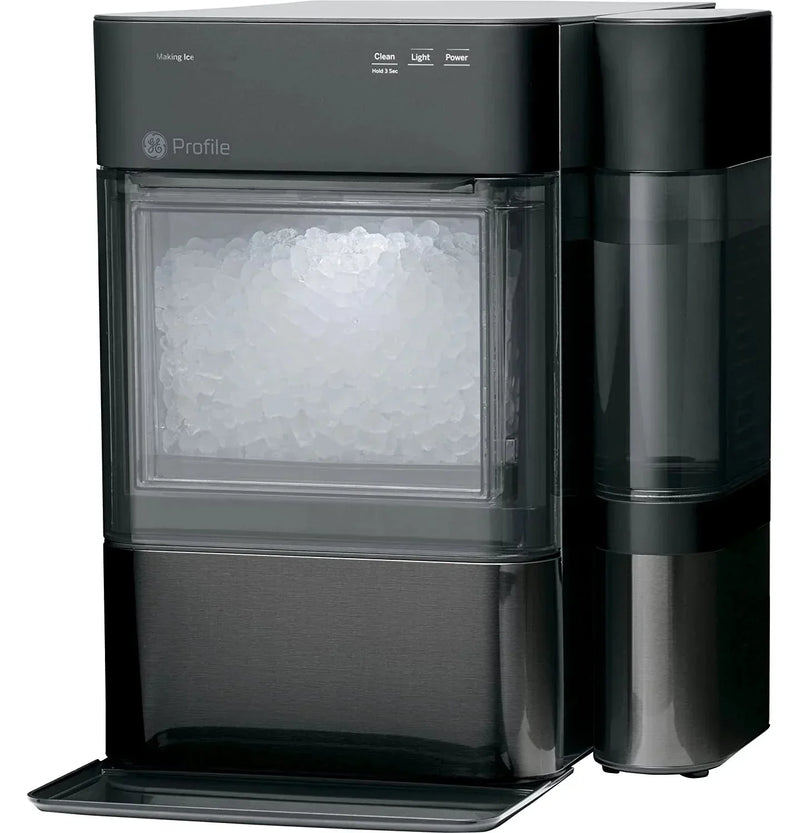 Countertop Nugget Ice Maker | Ice Machine with WiFi Connectivity | Smart Home Kitchen Essentials | Black Stainless H533