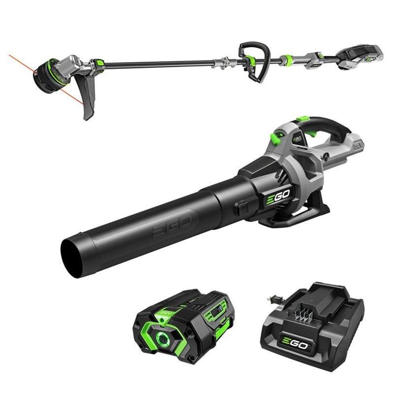 56V 15-in String Trimmer & 530 CFM Leaf Blower Combo Kit, Includes (1) 2.5Ah Battery and (1) 210W Standard Charger, ST1502LB K2477