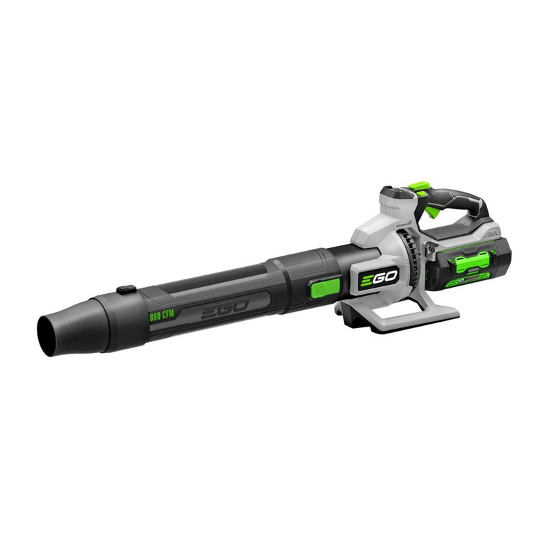 56V Brushless Cordless 880 CFM Carbon Fiber Leaf Blower Kit with (2) 4Ah Batteries and 320W Charger, LB8803-2 I5385