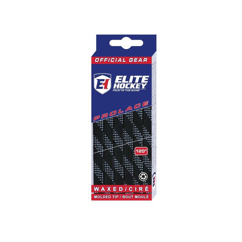 Hockey Prolace Skate Laces, Waxed, Black, Assorted Sizes X6065