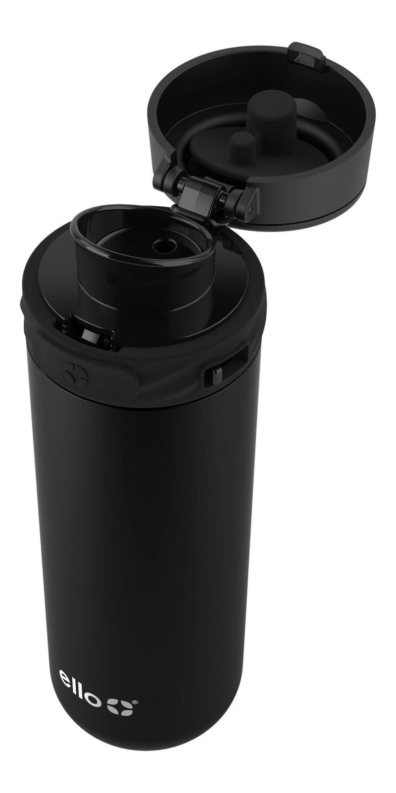 Haven Vacuum Insulated Stainless Steel Travel Mug, 16-oz, Black, with Carry Loop H7468