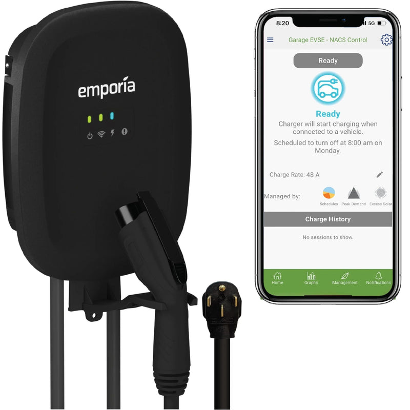 40A Wi-Fi Level 2 NEMA 14-50 J1772 EV Charger I3149