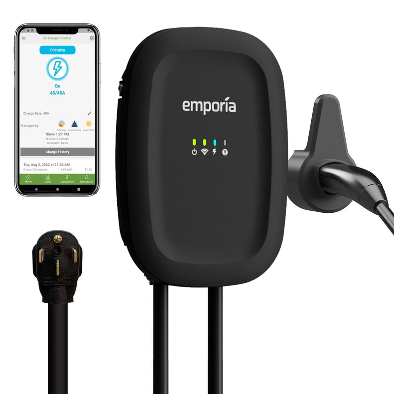 40A Wi-Fi Level 2 NEMA 14-50 NACS EV Charger D7554