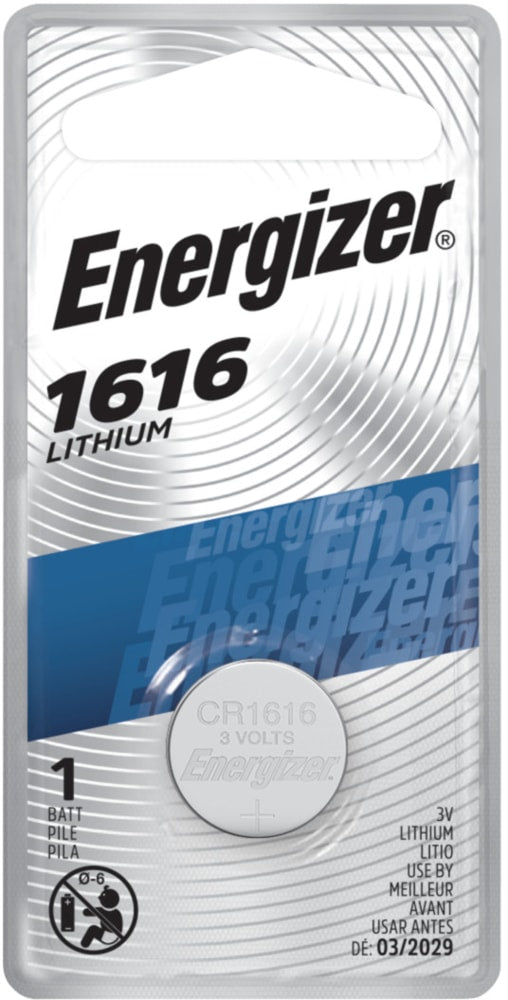 1-pk CR1616 DL1616 3V / 3 Volt Lithium Coin Cell Battery, Long Lasting, All Purpose O3601