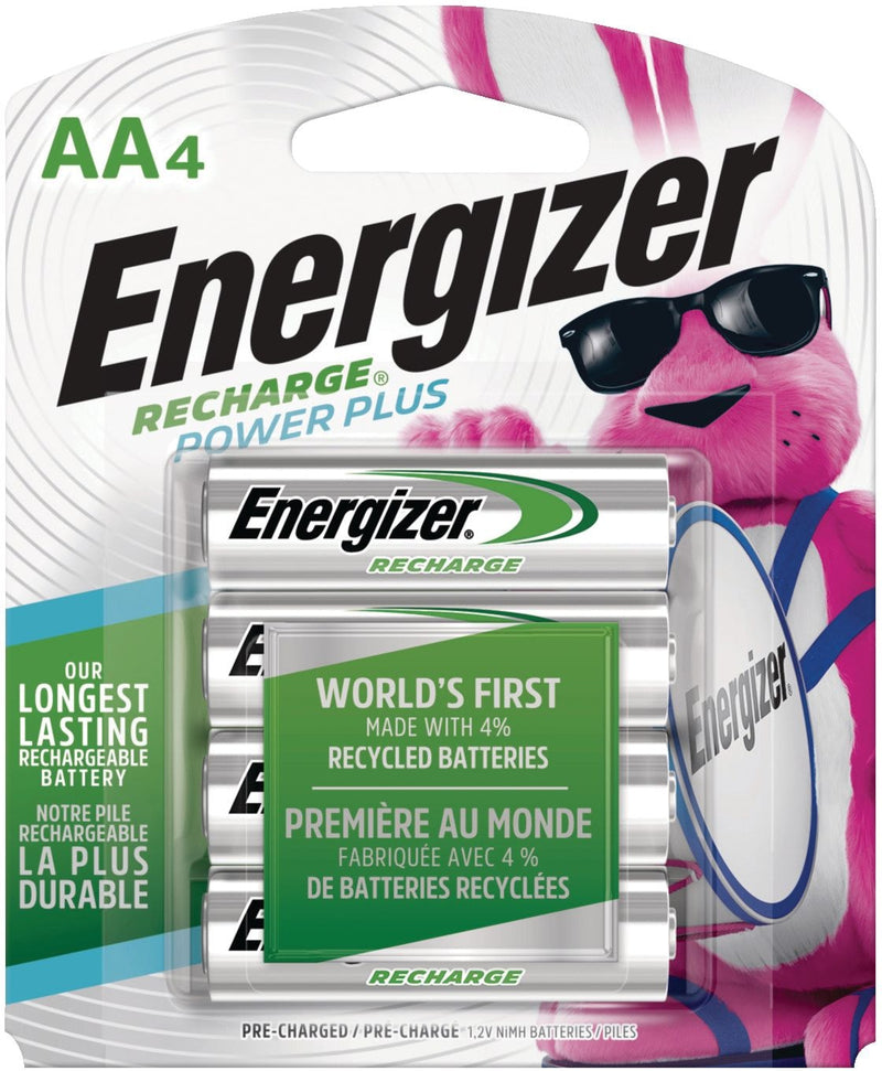 NH15BP-4 AA 2300 mAh NiMH Rechargeable Batteries, Pre-Charged, All Purpose, 4-pk O1911
