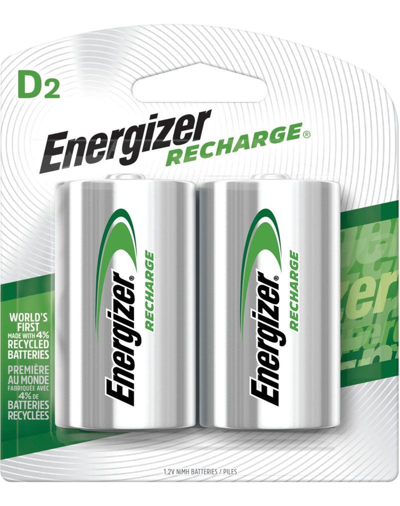 NH50BP-2 2-pk D NiMH Rechargeable Batteries, Pre-Charged, Long Lasting J9260