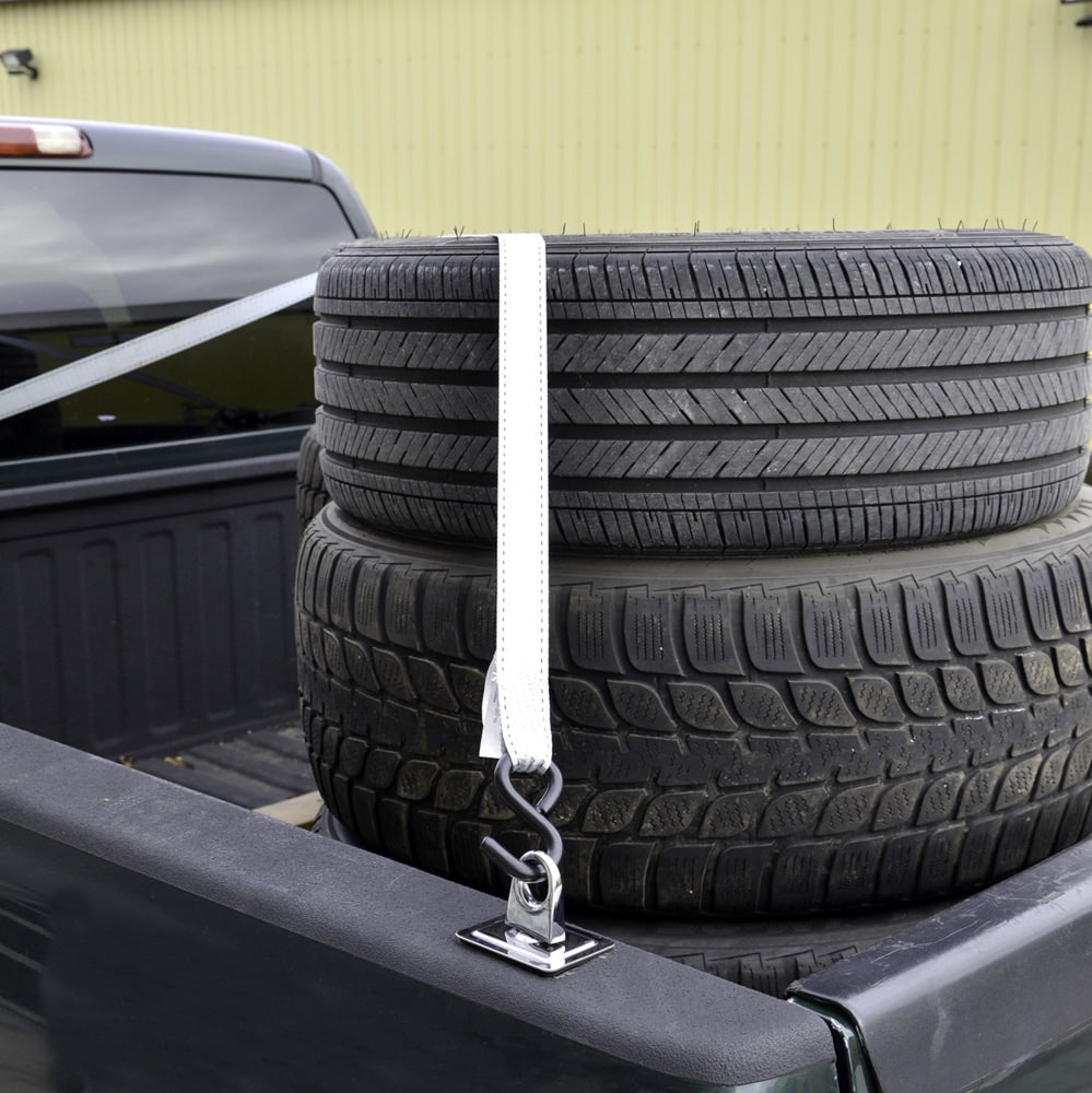 Chrome Stake Pocket Anchors, 2-pk