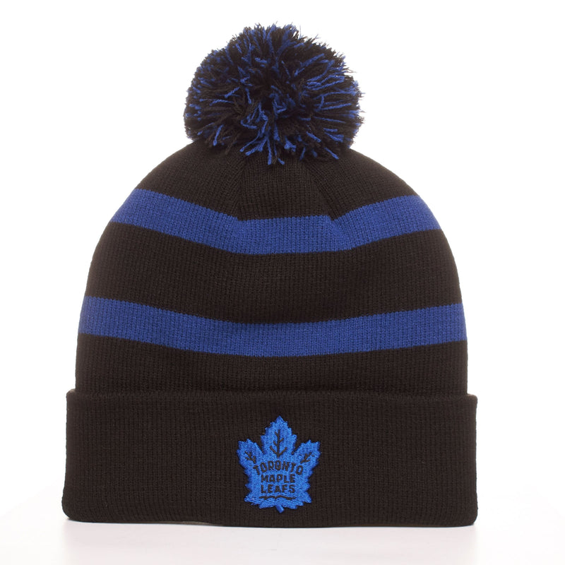 Fan Favorite Mass Breakaway Cuff Knit Pom Toque, Black, Adult Z6494
