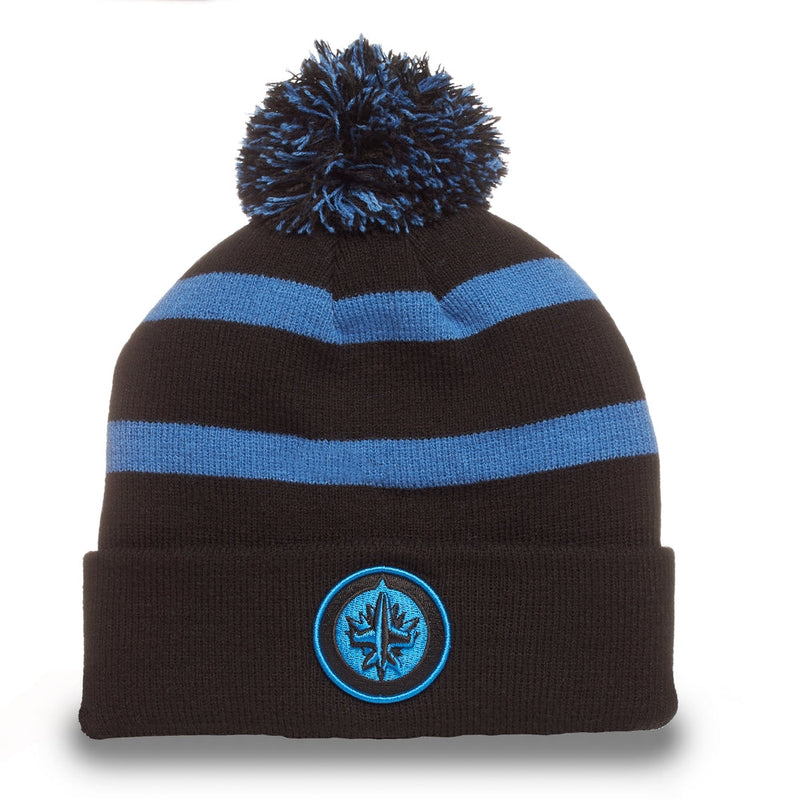 Fan Favorite Mass Breakaway Cuff Knit Pom Toque, Black, Adult N1034