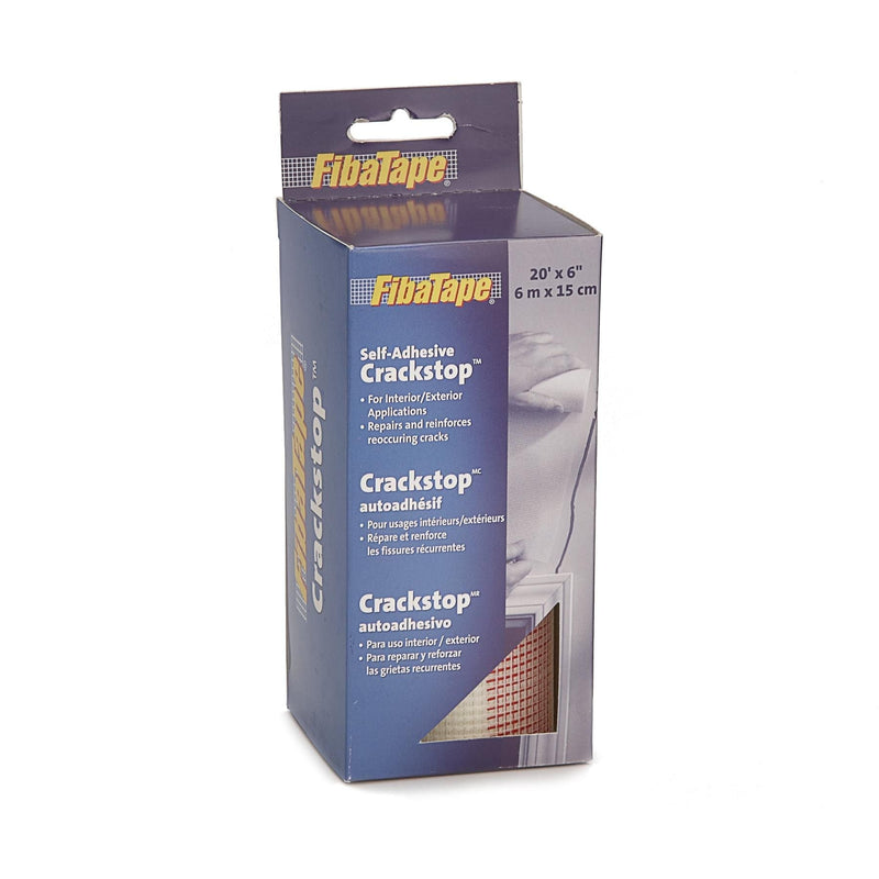 CrackStop Self-Adhesive Fiberglass Mesh Tape For Drywall Repair, 6-in x 20-ft T5384