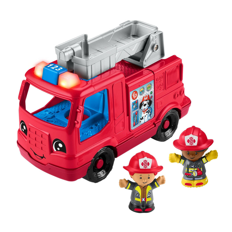 Little People Fire Truck Musical Toddler Toy with Lights, Sounds & 2 Figures G498