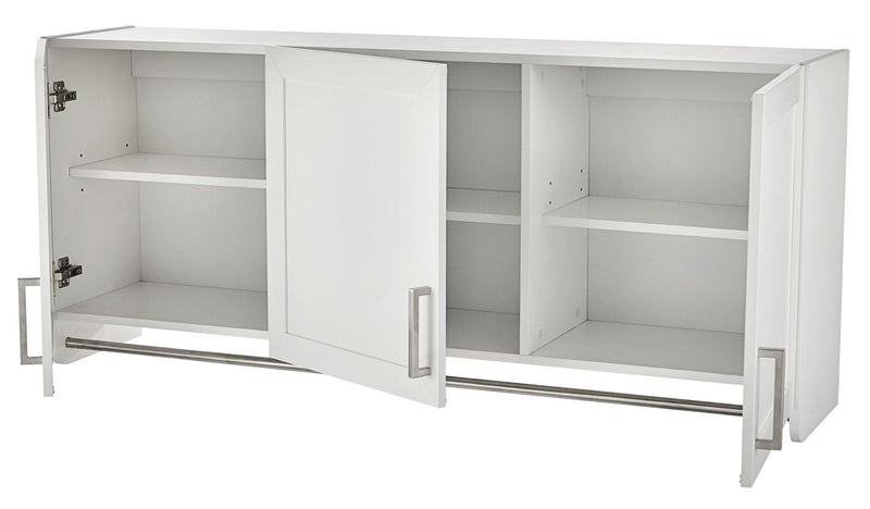 3-Door Wall Laundry Cabinet, White M9008