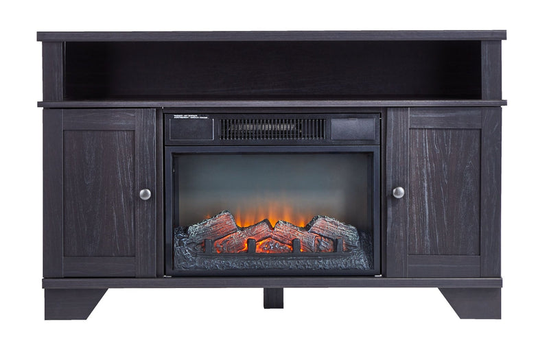 Hamilton Electric Fireplace TV Stand, 44.5-in, 1500W, Brown Cappucino Z3239