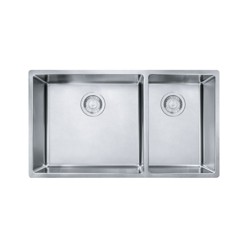 18-Gauge Stainless Steel Double Sink, 31x18-in L7787