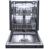 24 in. Top Control 49 dBA Dishwasher with Hybrid Tub in Stainless Steel