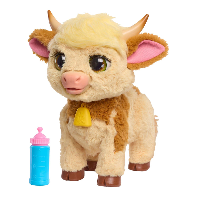 Maggie the Feed and Follow Cow with Bottle, 11-in D7863