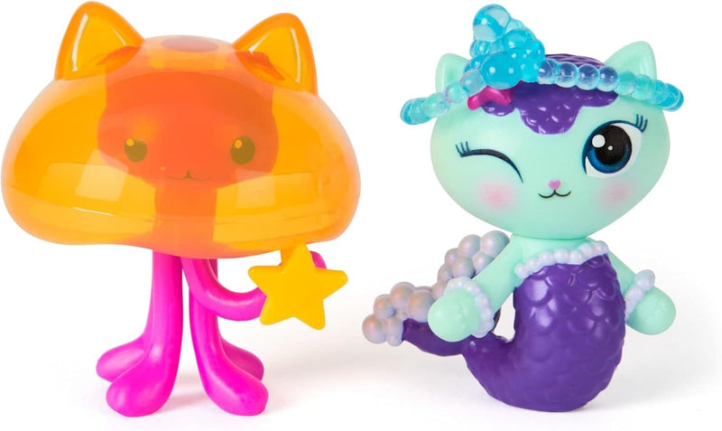 The Movie, MerCat & Kitty Jellyfish, Toy Figures with 2 Accessories, Ages 3+ S0648