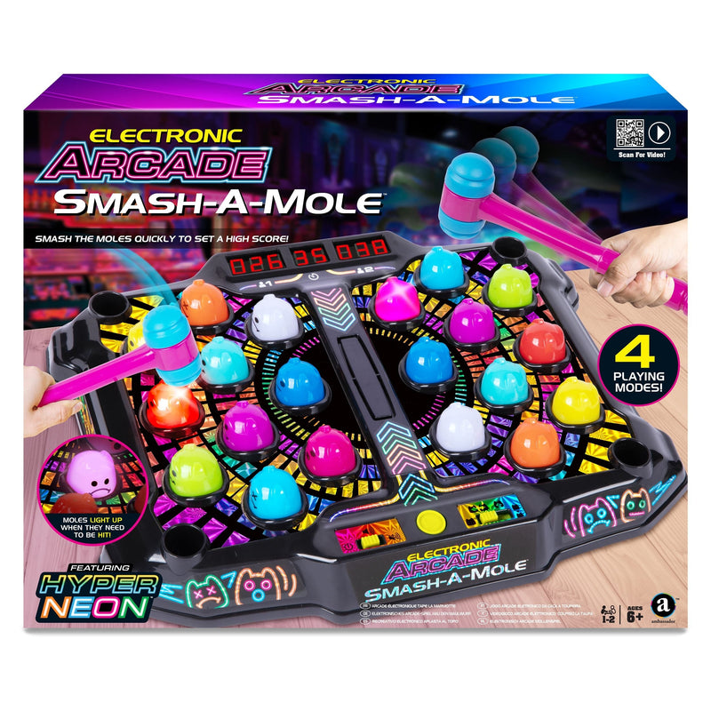 GAME Hyper Neon Series Electronic Arcade for Ages 6+ E5839