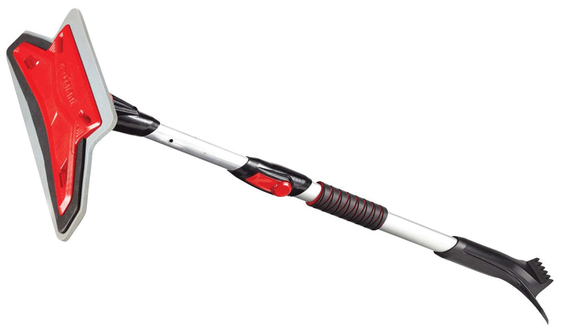 Telescopic Pivoting Head and Scratch-Free EVA Foam Snow Brush With Ice Scraper, 52-in F2428