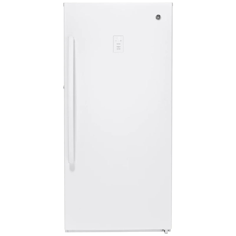 GE White 29 in 14.1 cu. ft. Frost-free Upright Freezer F7120