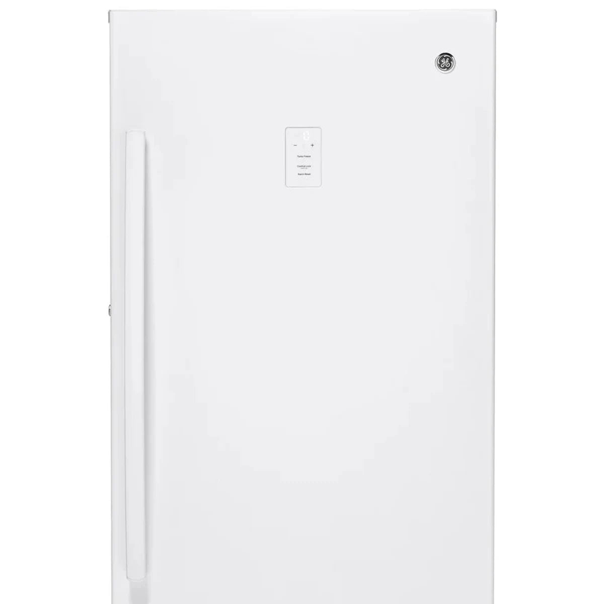 GE White 29 in 14.1 cu. ft. Frost-free Upright Freezer