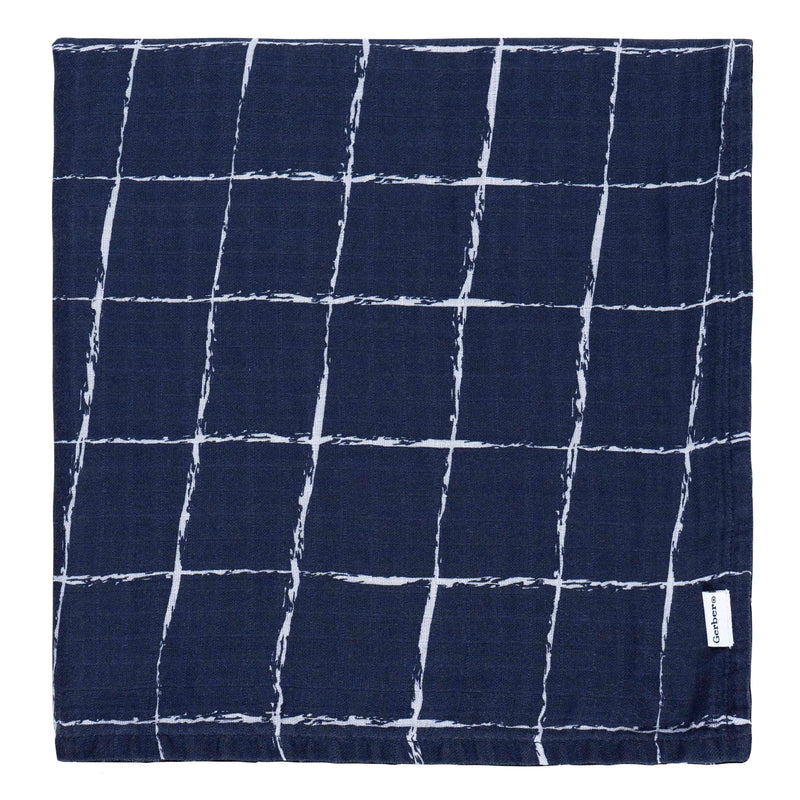 Childrenwear Coastal Calm Soft Cotton Muslin Baby Blanket, 2-pk O3728