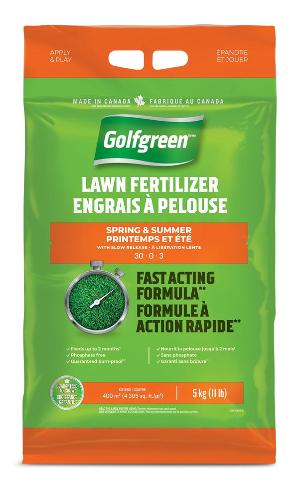 Lawn Fertilizer, 30-0-3, 5-kg T3957