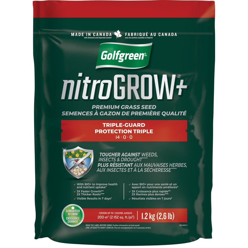 Nitrogrow+ Triple-Guard Grass Seed, 1.2kg P0395