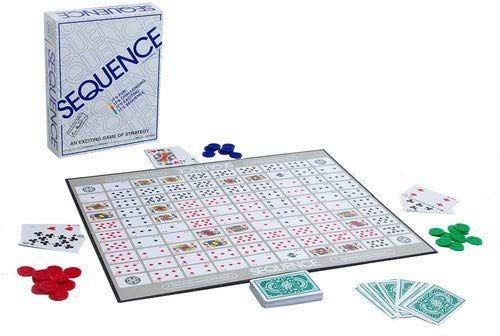 Sequence Family Strategy Board Game, Ages 7+ R7299