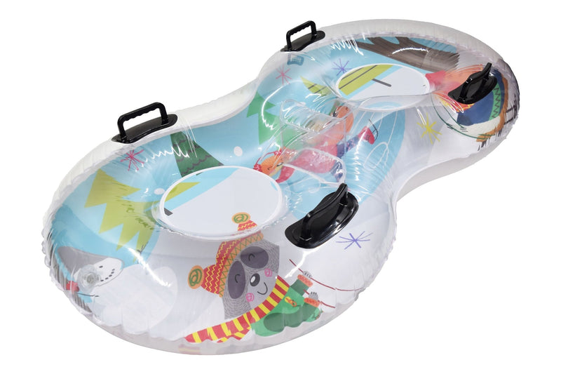 2-Person Duo Inflatable Winter Snow Tube S0429