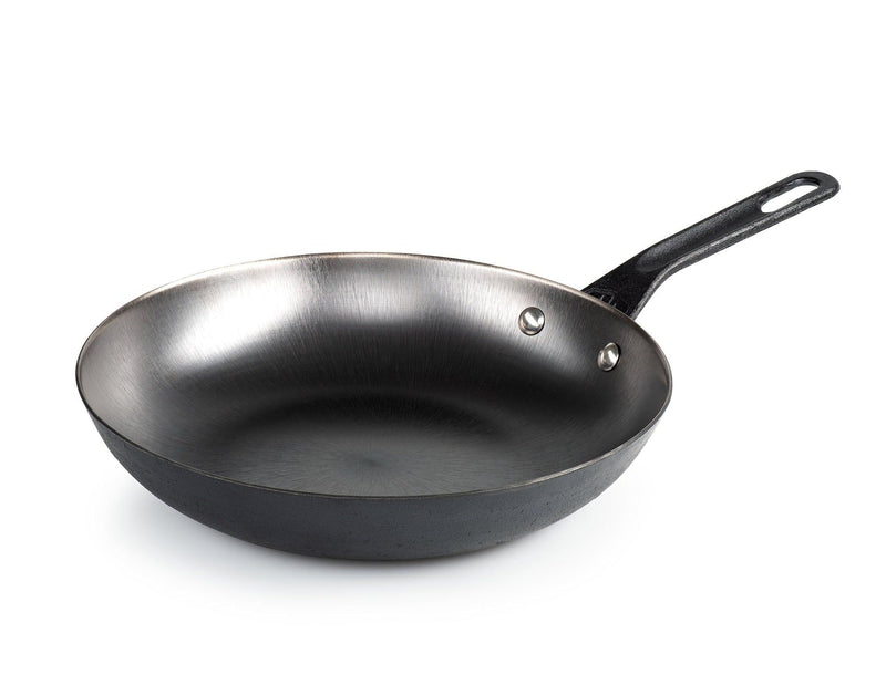 GSI Outdoors Guidecast Cast Iron Outdoor Camping Frying Pan, 10-in, Black L3914