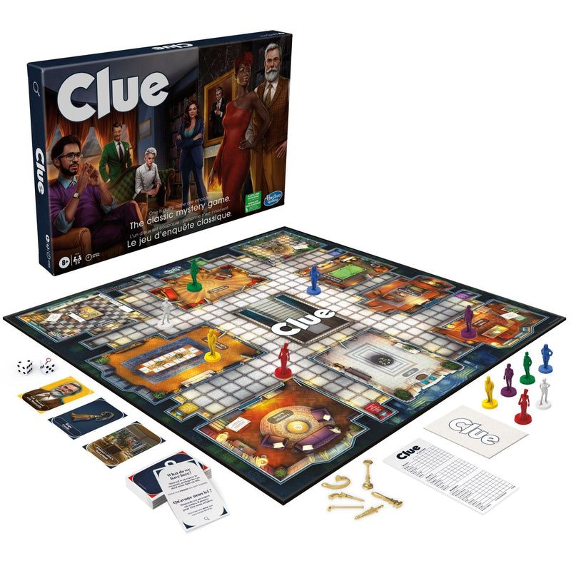 Games Clue Classic Mystery Board Game, Ages 8+ Q6149
