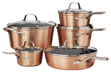 The Rock Non-Stick Cookware Set, Dishwasher & Oven Safe, Aluminum, 10-pc