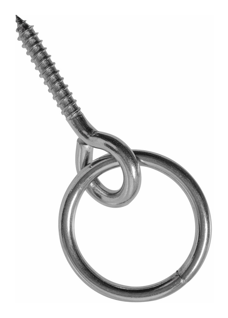 Zinc-Plated Lag Hitch Ring A8207