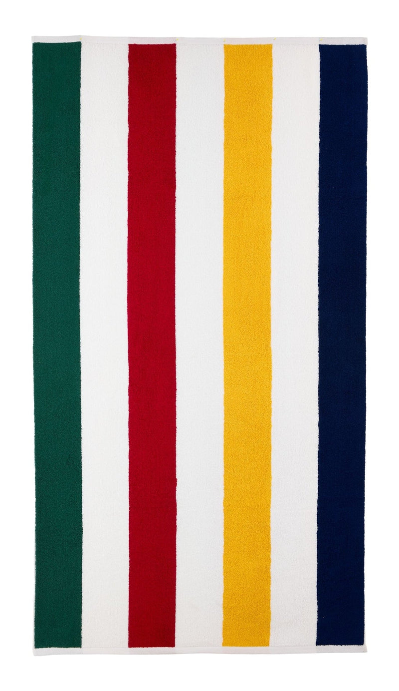Stripes Beach Towel, Cabana Vertical, Multi-Coloured, 70-in x 40-in E1384